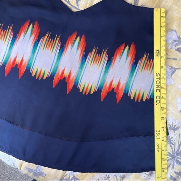 Collective Concepts Layered Adjustable Strap Flame Print Cami - Small - Picture 9 of 10